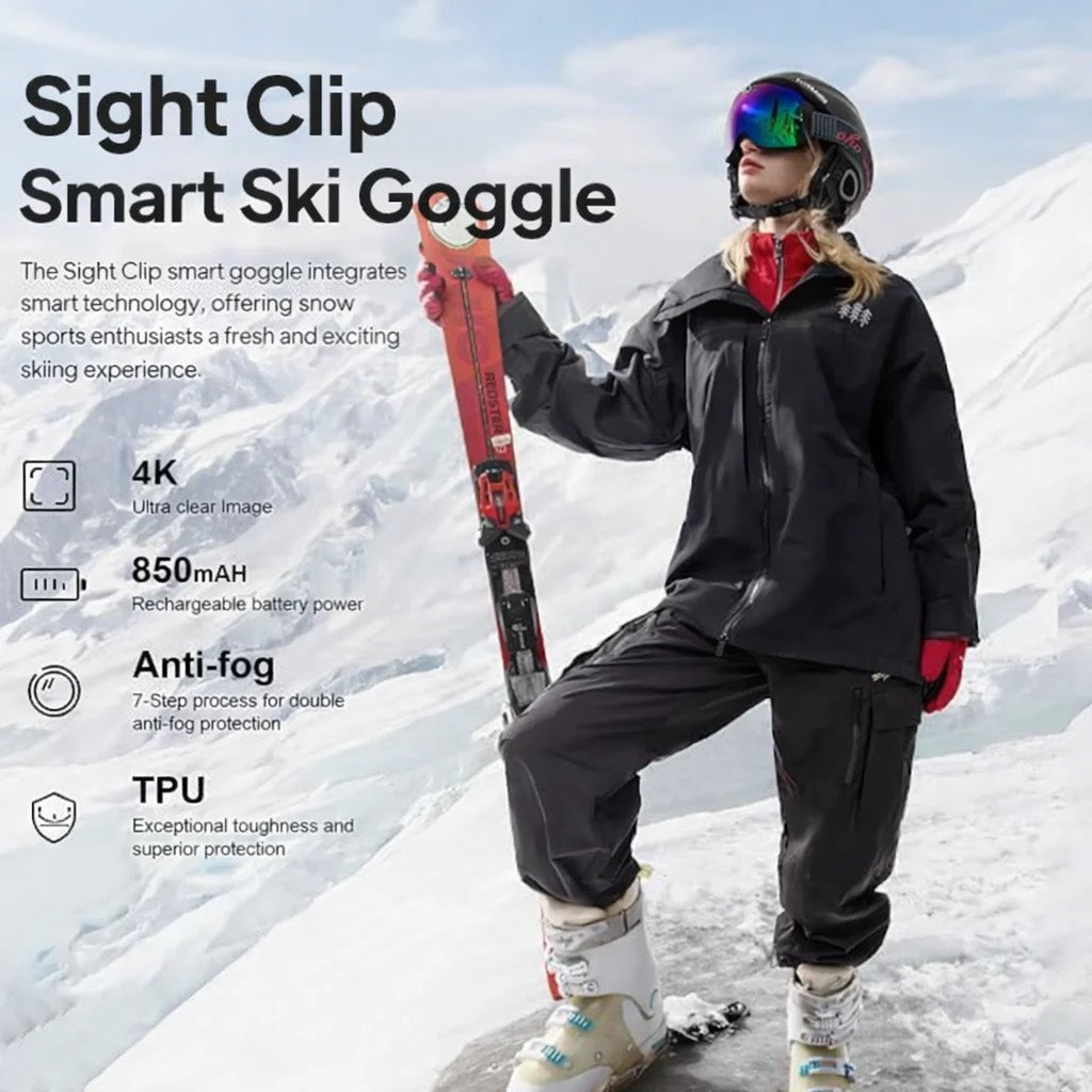 4K UHD SKI GOGGLES